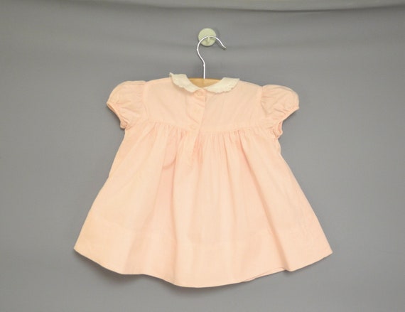Vintage Baby Dress | 1950's Pink and White Kate G… - image 4