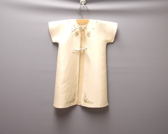 1940's Handmade Cream Baby Crib Coat Set, Vintage Baby Coat, Vintage Baby Clothes, Size 6-9 Months