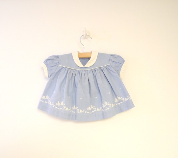 Vintage Baby Clothes, 1950's Kate Greenaway China… - image 1