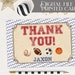 Classic Baby Boy Thank You Cards Baby Shower Thank You Printable Card ...