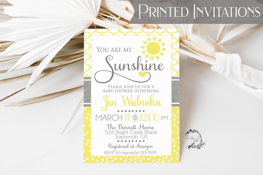 Sweet Custom Sunflower & Honey Bee Baby Shower Decorations - Katie J Design  and Events