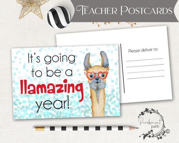 Welcome to My Class - Happy Mail for Students - Student Postcard - Note From Teacher - Distance Learning Teacher Postcards - Back to School Il_570xn
