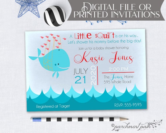 Greeting Cards Party Supply Little Squirt Whale Themed Baby Shower Invitations Free Shipping Home Garden Gefradis Fr Greeting Cards Party Supply Little Squirt Whale Themed Baby Shower Invitations Free Shipping Home Garden Gefradis Fr