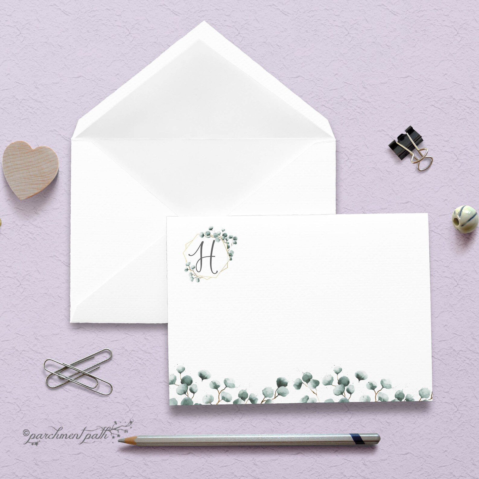 Personalized Stationary for Women Personalized Stationary Set Etsy