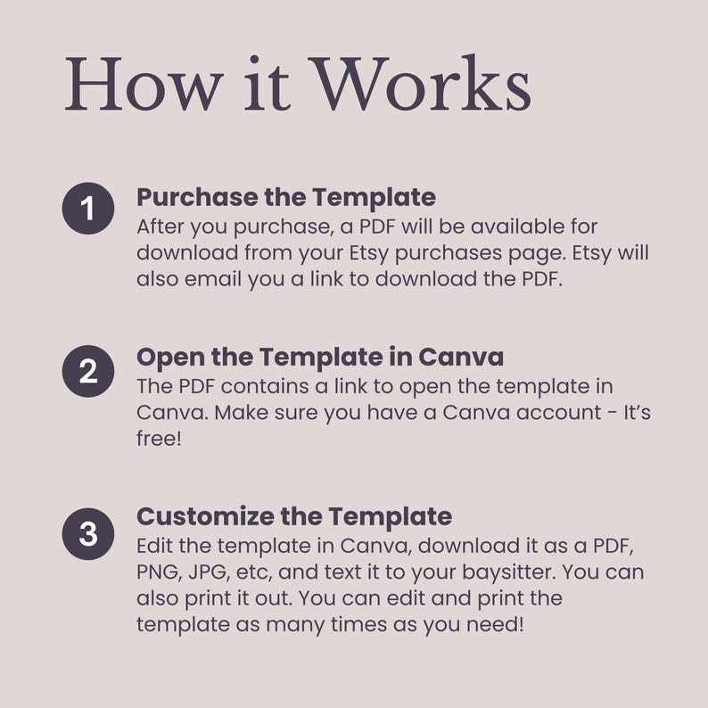 Pet Sitter Instructions Template, Editable Canva, Dog Care Planner ...