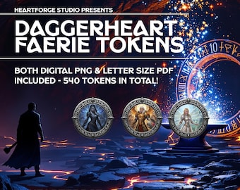 540 Faerie Tokens for Daggerheart – PNG & Printable PDF
