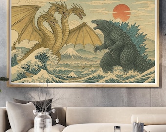 ゴジラ対キングギドラ（1991）ポスター 日本の怪獣映画 ゴジラシリーズ