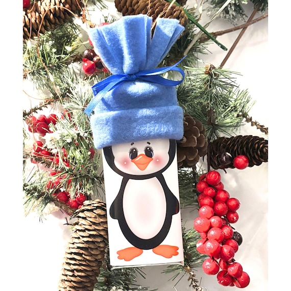 Christmas Gift for Coworker, Penguin, Chocolate, Secret Santa Gift, Stocking Stuffer