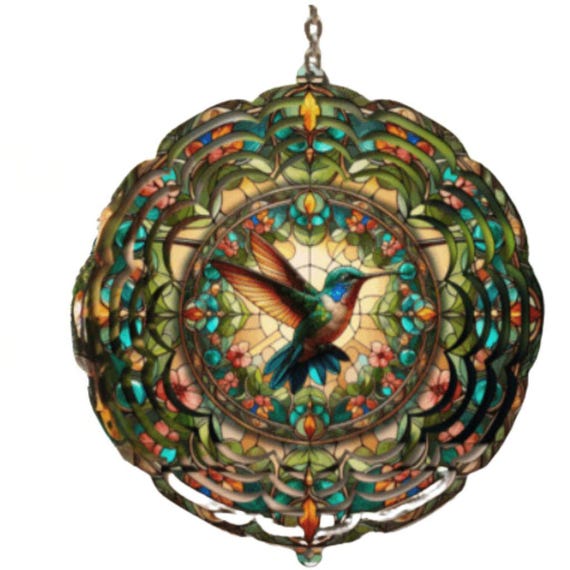 Hummingbird Gift, Hummingbird Wind Spinner, Christmas, Mom Gift