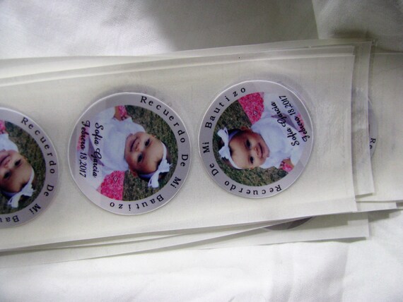 Baby Shower Favor Stickers, Picture Stickers, Baby Shower, Thank You Stickers