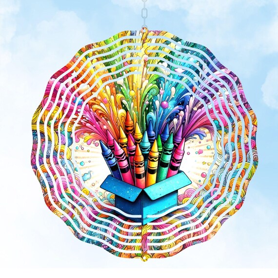 Teacher Gift, Back to School, Wind Spinner, Teacher Thank You, Gift for Teacher