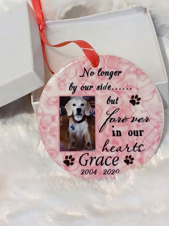 Pet Memorial Ornament, Dog Memorial, Christmas Memorial Ornament, Pet Loss, Gift for Women, Gift for Men