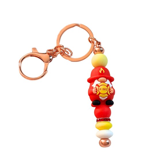 Firefighter Gift, Firefighter Keychain, Christmas, Dad Gift