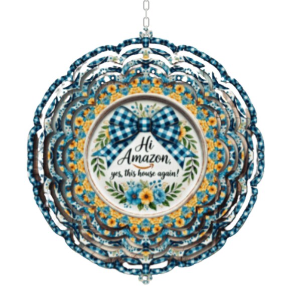 Amazon Ornament Wind Spinner, Outdoor Decor, Birthday, Wife Gift