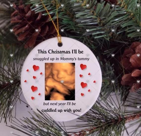 Baby Ultrasound, Christmas Ornament, Ultrasound Gifts, New Parents Gift