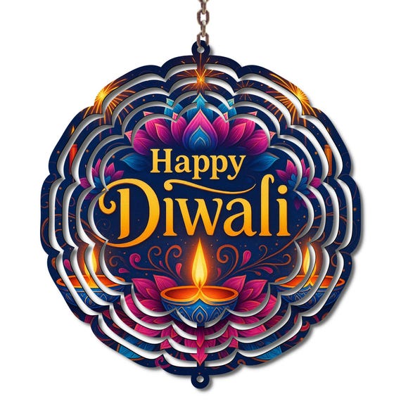 Diwali Decoration, Diwali Decor, Wind Spinner, Friend Gift