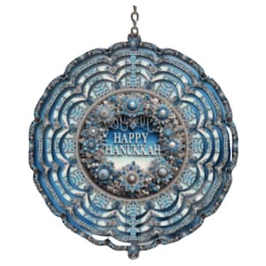 Hanukkah Decorations, Wind Spinner, Happy Hanukkah, Mom Gift