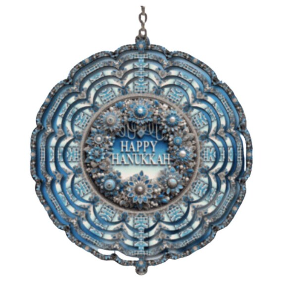 Hanukkah Decorations, Wind Spinner, Happy Hanukkah, Mom Gift