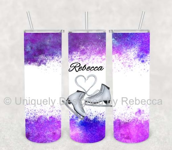 Figure Skating Gift, Figure Skate Tumbler, Ice Skate, Birthday, Aunt Gift