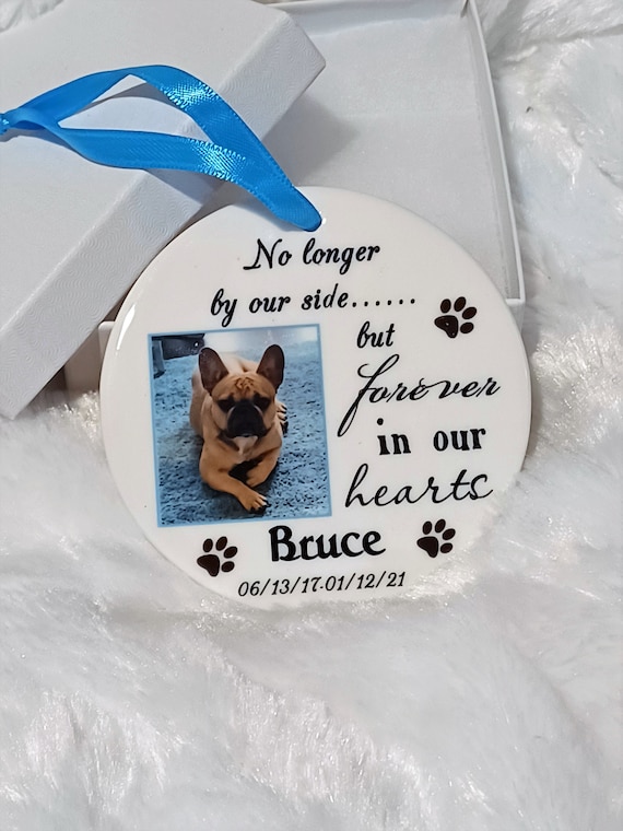 Dog Memorial,  Pet Loss Gift, Christmas Ornament, Memorial Ornament, Gift for Family