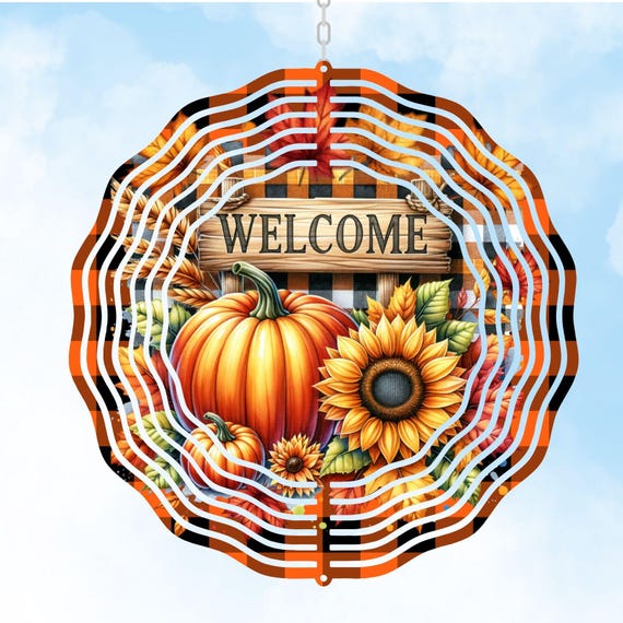 Autumnal Home Decor, Wind Spinner, Fall Decor, Home Decor, Fall, Mom Gift