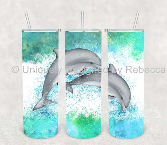 Dolphin Tumbler, Eco Friendly Product, Birthday, Daughter Gift