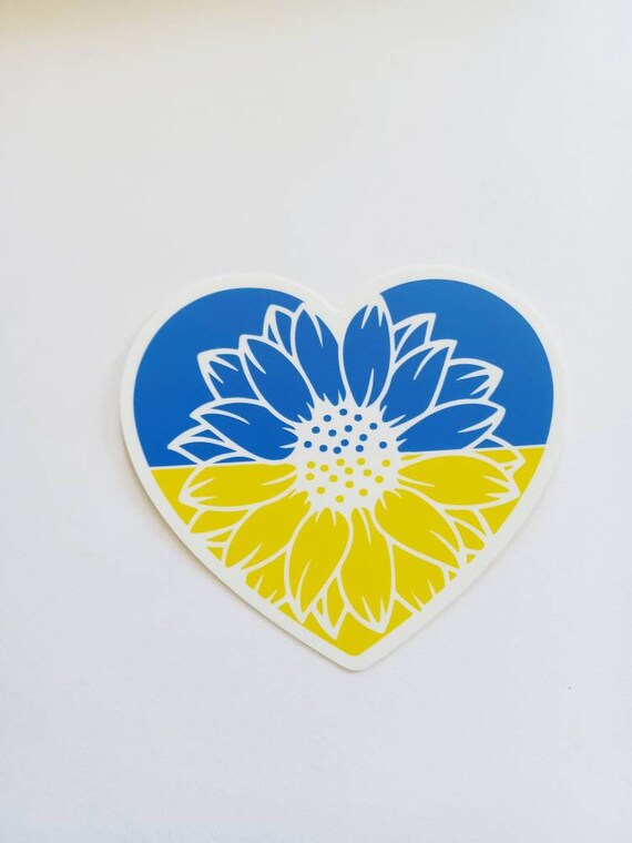 Ukraine Sticker, Stand With Ukraine, Pray for Ukraine