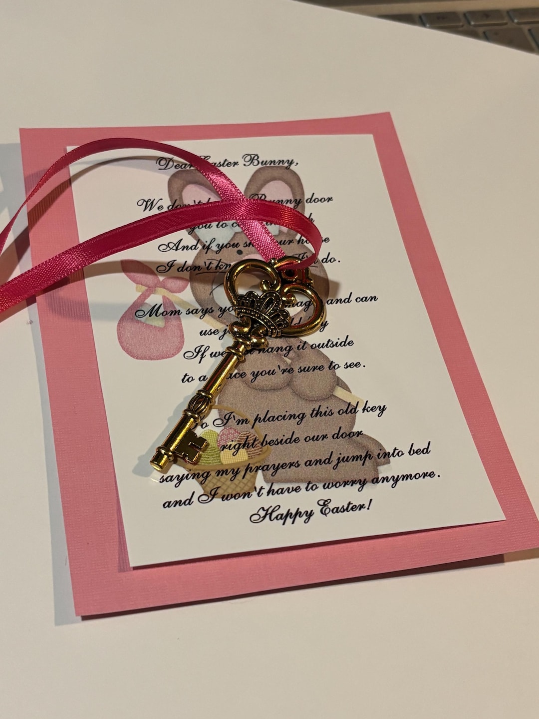 Easter Bunny Key, Magic Easter Bunny Key, Easter, Daughter Gift - Etsy