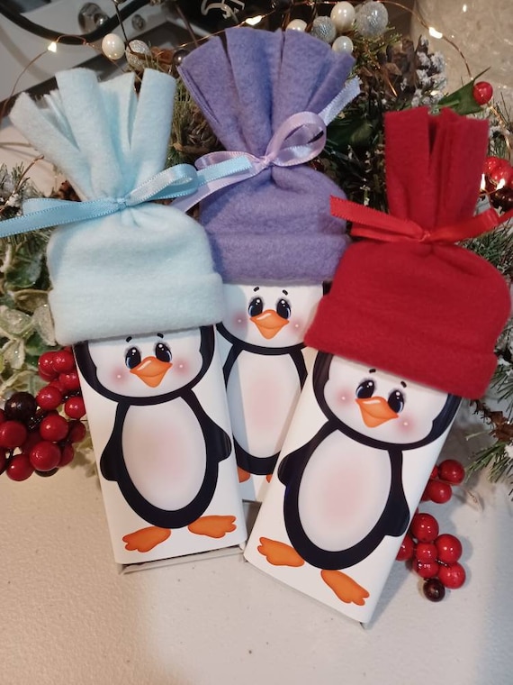 Christmas Gift for Coworker, Penguin, Chocolate, Secret Santa Gift, Stocking Stuffer