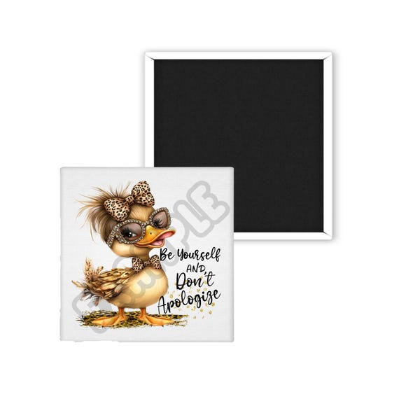 Be Yourself 2x2 Fridge Magnet, Stocking Stuffers, Christmas, Daughter Gift