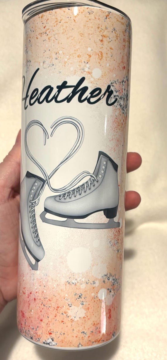 Figure Skater Tumbler, Figure Skating, Ice Skater Gift, Ice Skating, Christmas, Daughter Gift