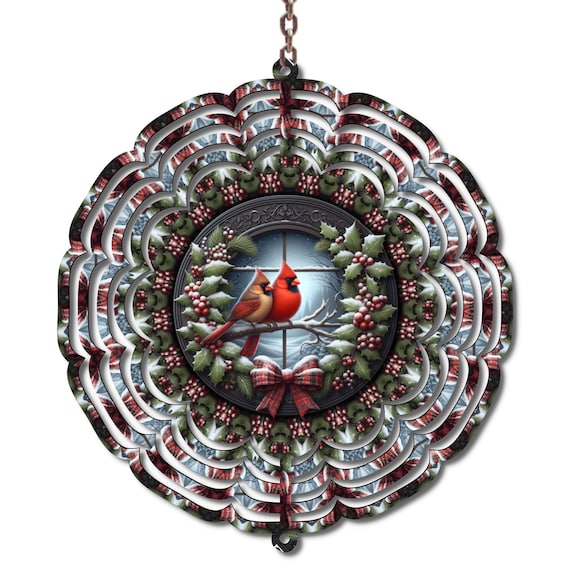 Cardinal Memorial Gift, Wind Spinner, Sympathy Gift, Loss of Father, Friend Gift
