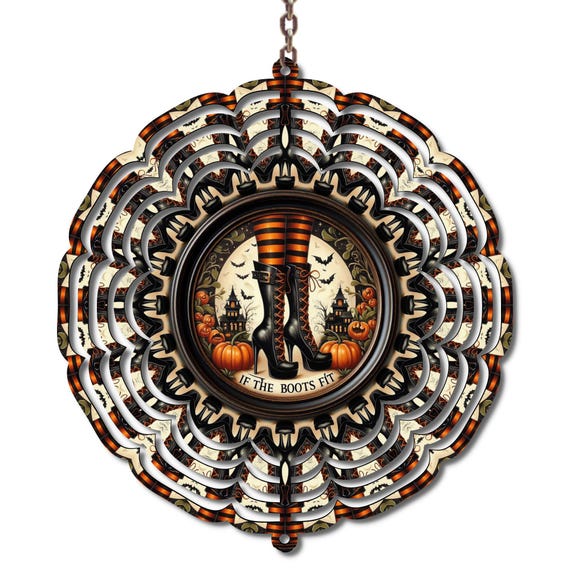 Witchy Wind Spinner, Spooky Season, Halloween, Daughter Gift