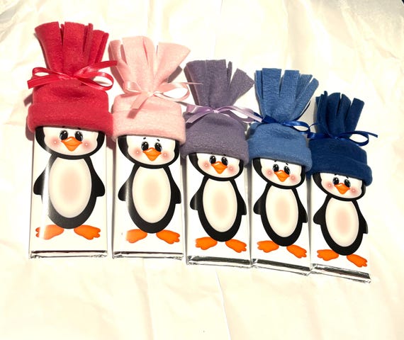 Christmas Gift for Coworker, Penguin, Chocolate, Secret Santa Gift, Stocking Stuffer