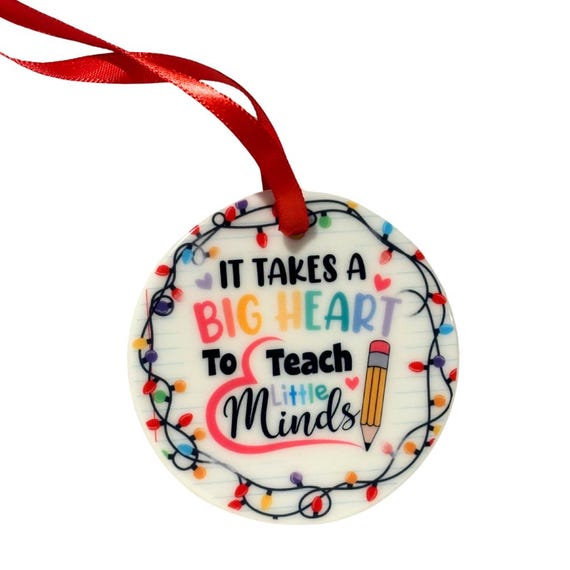Teacher Gift, Teacher Appreciation Gift, Christmas Ornament