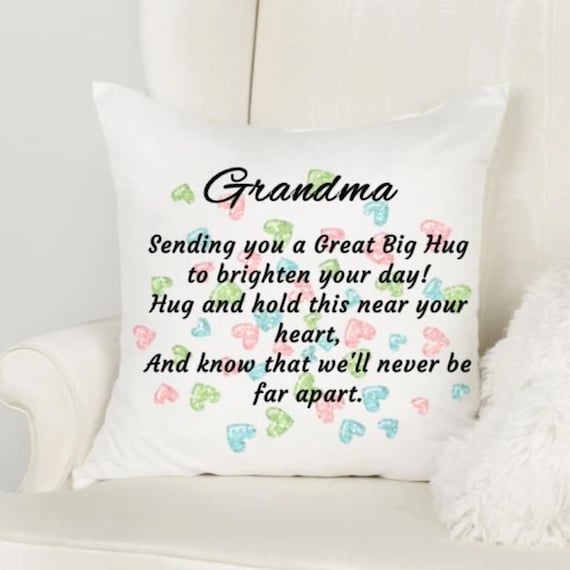 Grandma Gift, Personalized Grandma Pillow, Birthday, Gift for Grandma