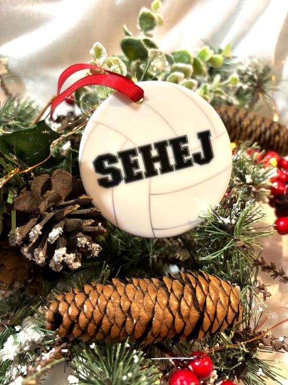 Personalized Volleyball Gift, Christmas Ornament, Daughter Gift