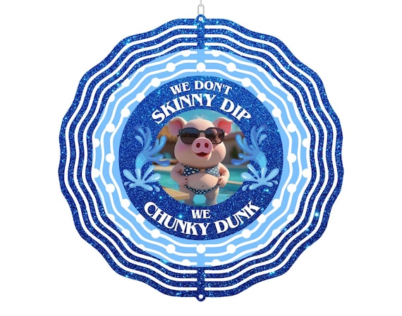 Pool Decor, Pool Side Sign, Wind Spinner, Birthday, Mom Gift