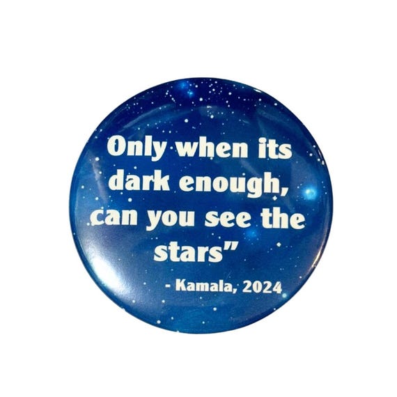 Kamala Harris, Solidary Button, Democrat, Blue Wave, Women's Rights, Kamala, Stocking Stuffer