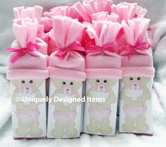 Personalized chocolate Baby Shower Favors It's A Girl!