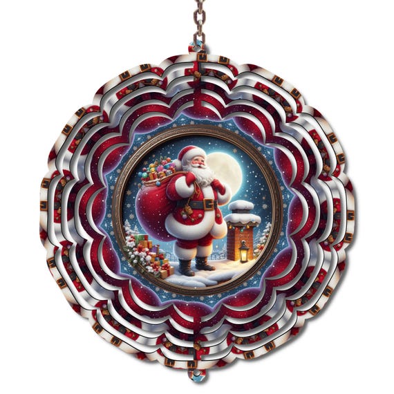 Christmas Decor, Wind Spinner, Holiday Decor, Mom Gift