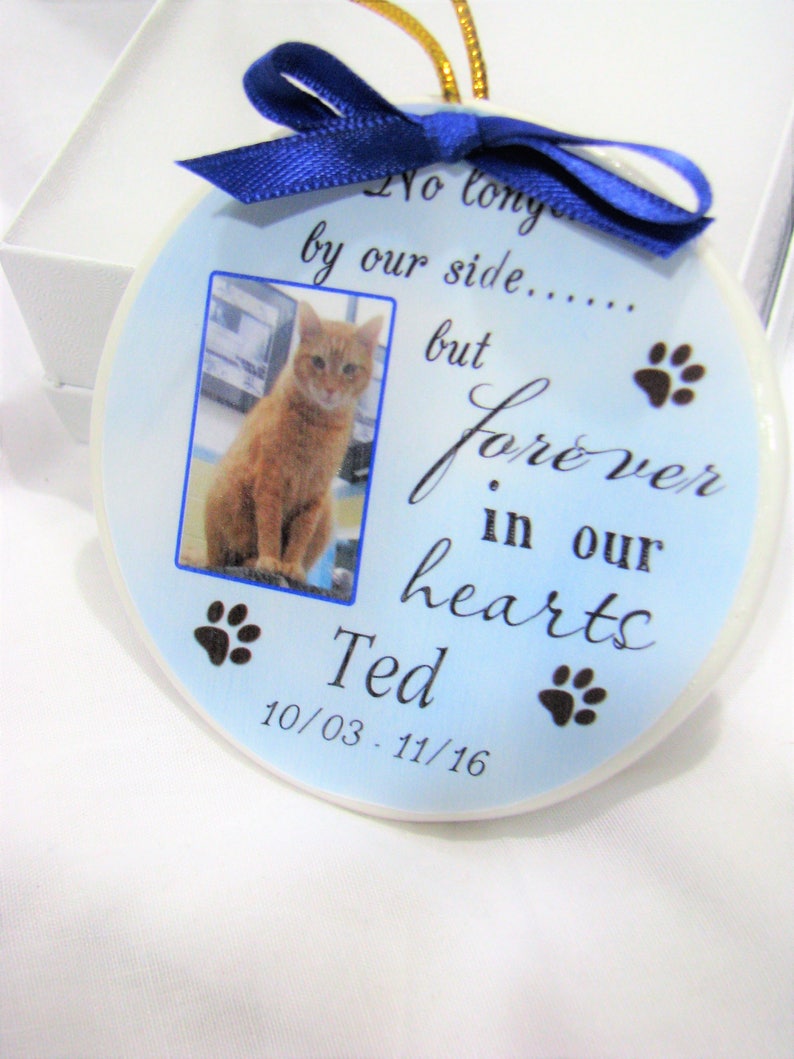 Dog Memorial Pet Loss Gift Christmas Ornament Memorial Etsy