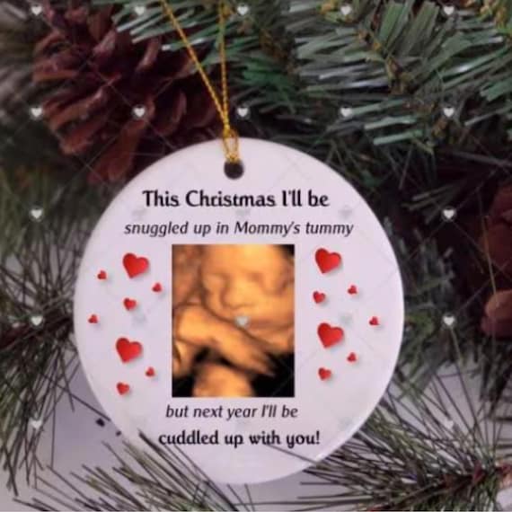 Baby Ultrasound, Christmas Ornament, Ultrasound Gifts, New Parents Gift