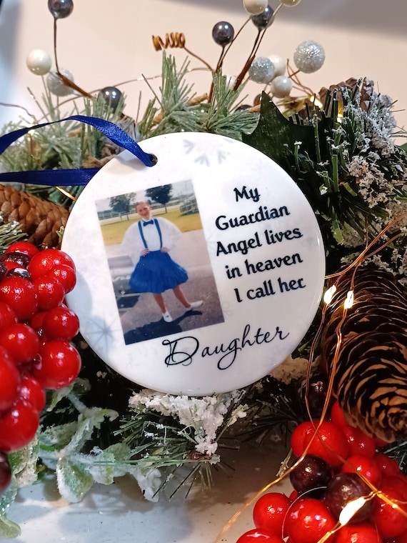 Personalized Christmas Ornaments- Photo Christmas Ornament- Memorial ornament- keepsake ornament-Remembrance ornament- Memory Gifts