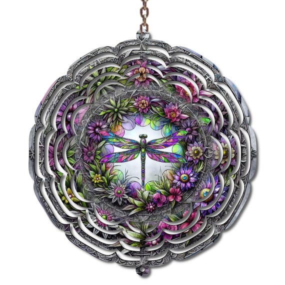 Dragonfly Gift, Wind Spinner, Spring Decor, Mom Gift