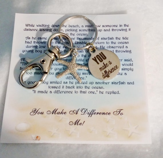 Volunteer Gifts, Thank you Gift, Keychain, Christmas Gift for mentor