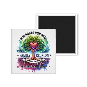 Family Reunion Favor Magnets, Family Reunion, Party Favors, Personalized, Family Member Gifts