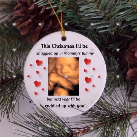 Baby Ultrasound, Christmas Ornament, Ultrasound Gifts, New Parents Gift