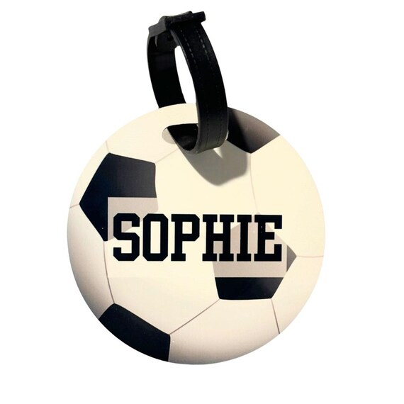 Etichetta per borsa da calcio, regali di calcio, regalo