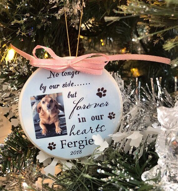 Dog Memorial, Pet Loss Gift, Christmas Ornament, Memorial